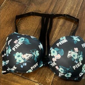Victoria's Secret Black Floral Bra
